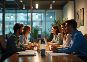 Профессиональная рабочая обстановка с коллегами, конструктивно разрешающими конфликт с использованием эмоционального интеллекта